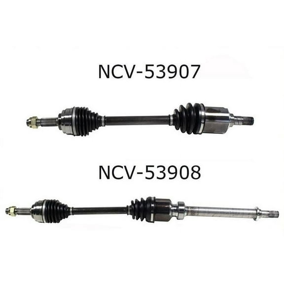 Front Axles for 07-12 Nissan Versa 1.8L SL Hatchback CVT Automatic Transmission
