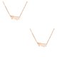 thumbnail image 1 of Sonducket Carta Amistad Collar DIY Creativo Chic con Display Card Charm Colgante para Lover Festival Gifts Rose Gold Virgo Virgo 2piezas Sonducket CBP300717, 1 of 6