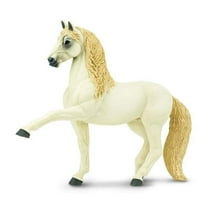 Safari Ltd. Andalusian Stallion Figurine - Realistic 4.5" Horse Figure - Educational Toy for Boys, Girls, & Kids Ages 3 