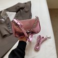 thumbnail image 3 of Bolso de mano con estilo para mujer, estilo 2024, de piel, con cadena, estilo decorativo, de diseñador, 3 of 5