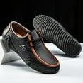 thumbnail image 6 of Flyland Men's Casual Leather Shoes Handmade Moccasins for Men Driving Shoes, 6 of 7