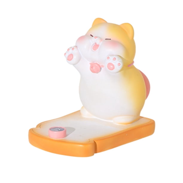 Lindo Soporte Para Teléfono Móvil De Gato, Mini Soporte Para Teléfono Móvil De Resina Para El Hogar