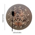 thumbnail image 2 of Shaman Drum 10 Inch Wood Frame Drum with Drum Stick Vegetarian Shaman Hand Drum Sound Healing Tool For Spiritual Music, 2 of 8