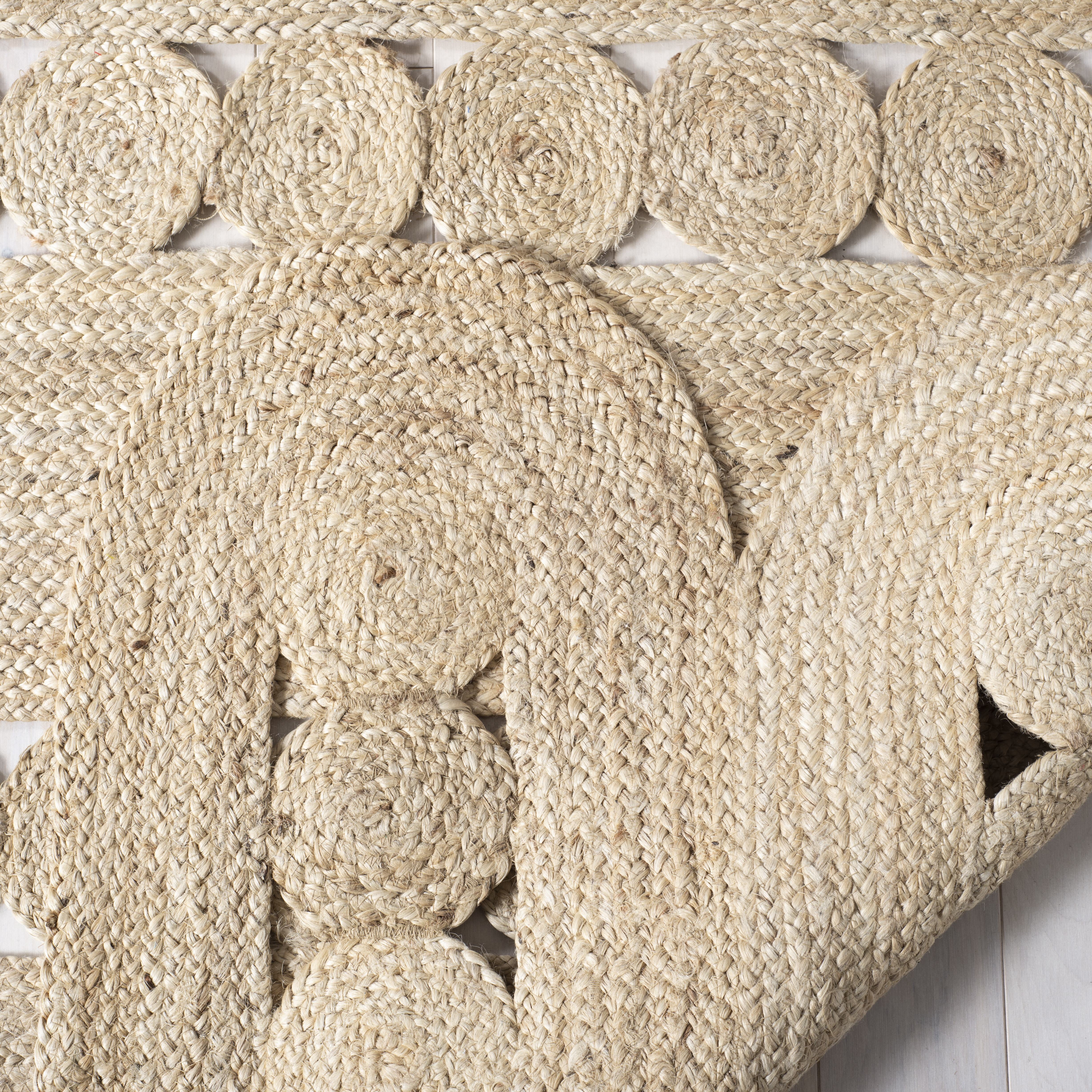 SAFAVIEH Natural Fiber Kaelee Geometric Area Rug, Ivory, 5' x 8'