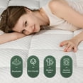 thumbnail image 2 of 4-Inch Dual Layer Gel Memory Foam Mattress for Queen Size Bed with Removable Cover, Mattress Pad for Cooling Comfort, Breathable Pressure Relief, Soft Sleep Experience, 2 of 8