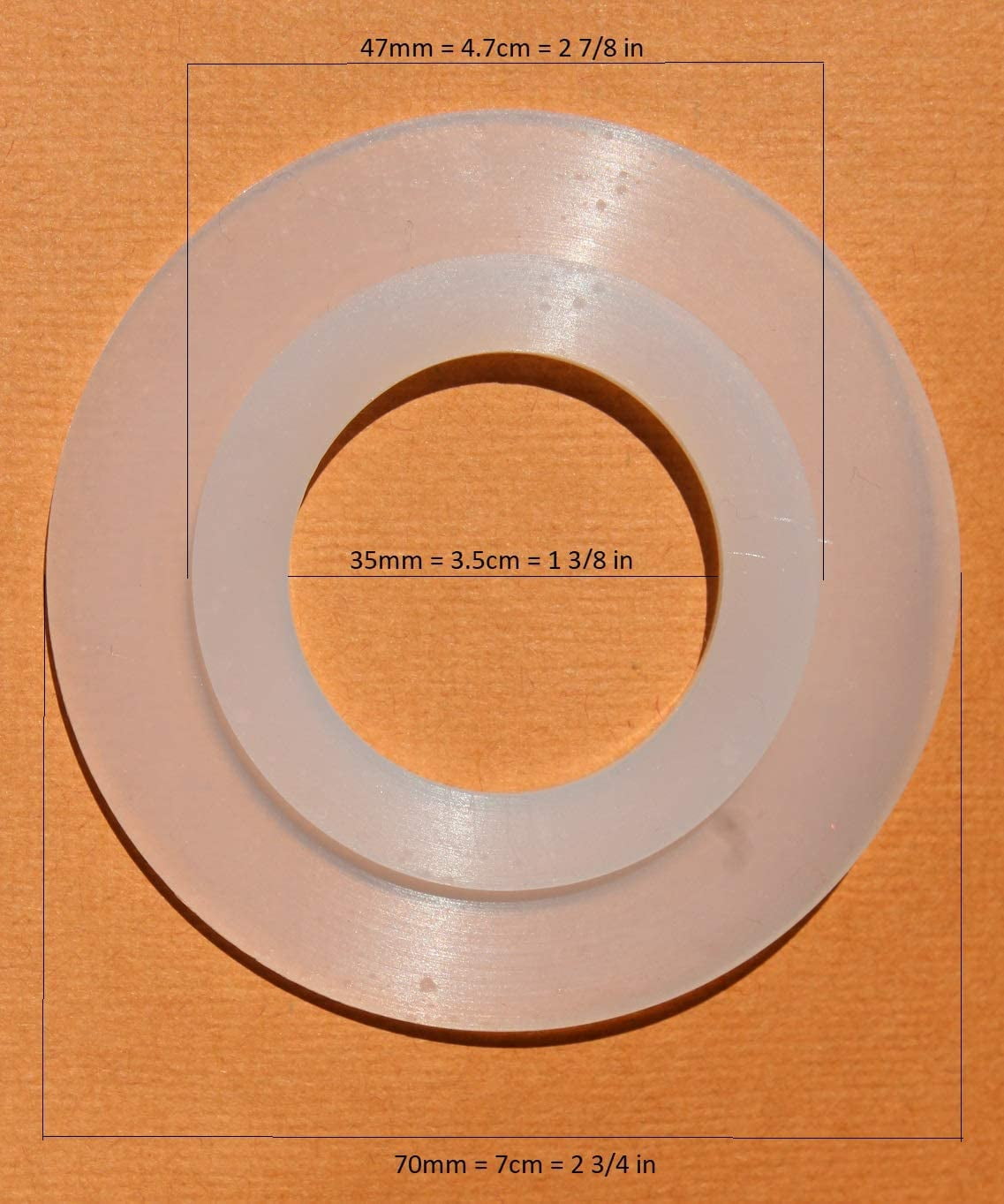 How To Measure A Toilet Flapper Toilet flapper valve replacement Silicone Seal 2 & 3/4 Inches (69mm) Outer  Diameter 1 & 3/8 Inches (34mm) Inner Diameter - Walmart.com