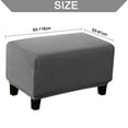 thumbnail image 2 of Sofa Ottoman Cover, Stretch Rectangle Ottoman Slipcovers, Foot Stool Slipcover, 2 of 6