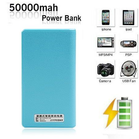 - Portable 50000mAh Dual USB Output Power Bank Portable Charger for Smartphone Cellphone, with LED Digital Display