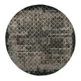 thumbnail image 1 of Tapis Evolution treillis 8 pi rond, gris vintage, 1 of 6