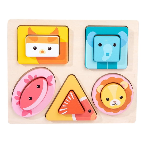 Puzzle De Madera Abecedario Con Animales – Tablero De Letras Rusas Para Emparejar Formas, Juguete Educativo Interactivo Para Niños Y Padres