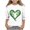 A Green, variant on Fjofpr Toddler Girl Clothes under $5 Toddler Girl Clothes 3T under $5 Summer And Spring Toddler Girls Kids Fashion Children Round Neck 3/4 Sleeve Printing T-Shirt Blouse(3-12Y)
