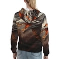 thumbnail image 7 of Kdxio Abstract White Dragon Print Womens Oversized Hoodies Sweatshirts Hooded Pullover Tops Sweaters Casual-Medium, 7 of 7