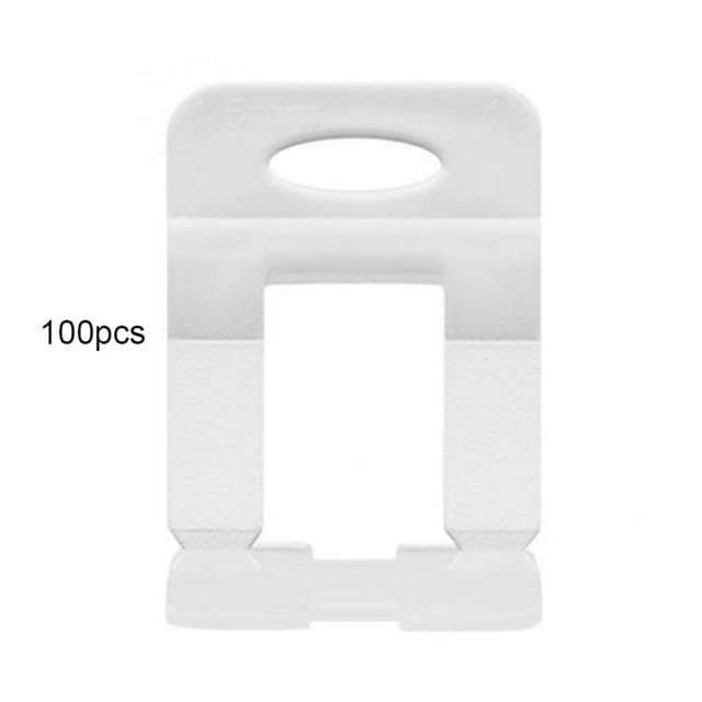 homeholiday 100pcs 1/1.5/2/2.5/3mm leveling Wedges Tile Levelling Spacers Clips Flooring Tiling Tools Floor Tile Kits
