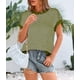 thumbnail image 5 of Chaleco tipo suéter PRETTYGARDEN para mujer, primavera y verano, a rayas, verde, 5 of 9