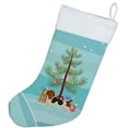 thumbnail image 2 of Caroline's Treasures Basset Hound Multi-color Christmas Stocking, with Soft Suede Fabric 18", 2 of 2
