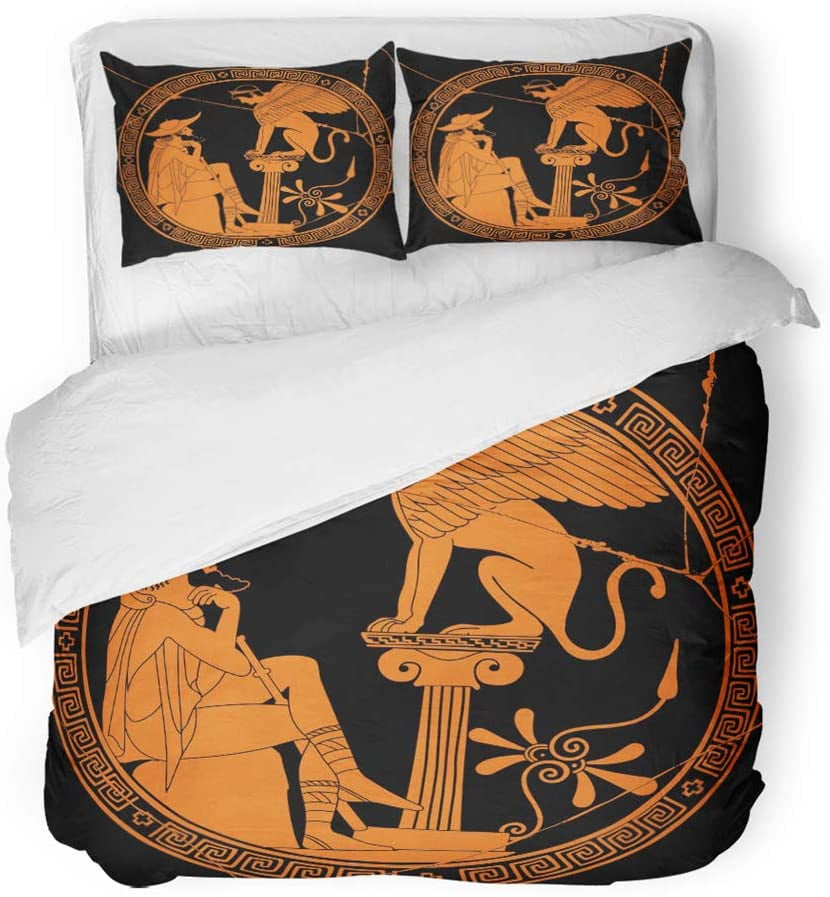 Egypt Pillow Sham Decorative Pillowcase 3 Sizes Bedroom Decor 