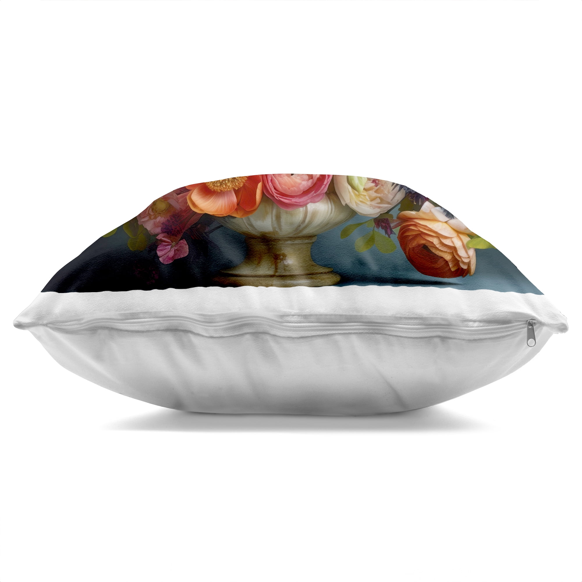 Stupell Industries Harmonious Mixed Peonies Decorative Printed Throw Pillow, design by Lazar Studio, 18 x 7 x 18