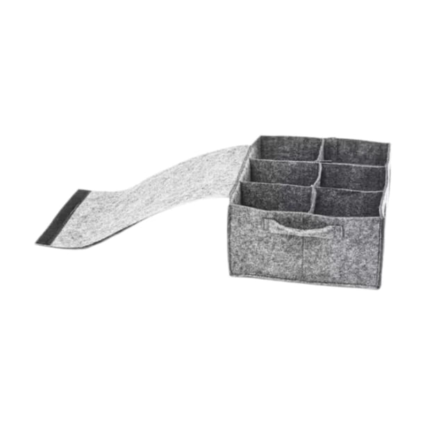 Contenedores de almacenamiento de para vajilla de fieltro para trasladar utensilios de acampada 6 tazas