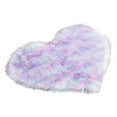 thumbnail image 1 of HEVIRGO Rug Mat Strong Water Absorption Soft Texture Love Heart Shape Non-slip Acrylic Fluffy Carpet Plush Mats Household Use, 1 of 11