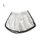 thumbnail image 1 of Pantalones cortos deportivos para mujer Pantalones cortos deportivos sueltos con pierna ancha Pantalones cortos deportivos, Blanco, L Monstrate AP001487-03B, 1 of 7