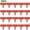 Red, variant on Blarkrus Garden Edging No Dig, Foldable Plastic Fence Panels for Easy Installation, for Garden Borders Flower Beds, Gray