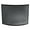 Black, variant on Single Panel Curved Bronze Wrought Iron Screen