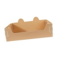 thumbnail image 5 of Kuntesetty Cat Litter Box Funny Open Cats Litter Box Tray for Indoor Cats Small Animals Brown, 5 of 9