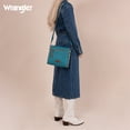 thumbnail image 4 of Wrangler Aztec Crossbody Bags Boho Shoulder for Women, Turquoise, 4 of 7