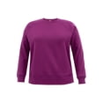 thumbnail image 3 of Terra & Sky Women's Plus Size Fleece Sweatshirt, 3 of 7