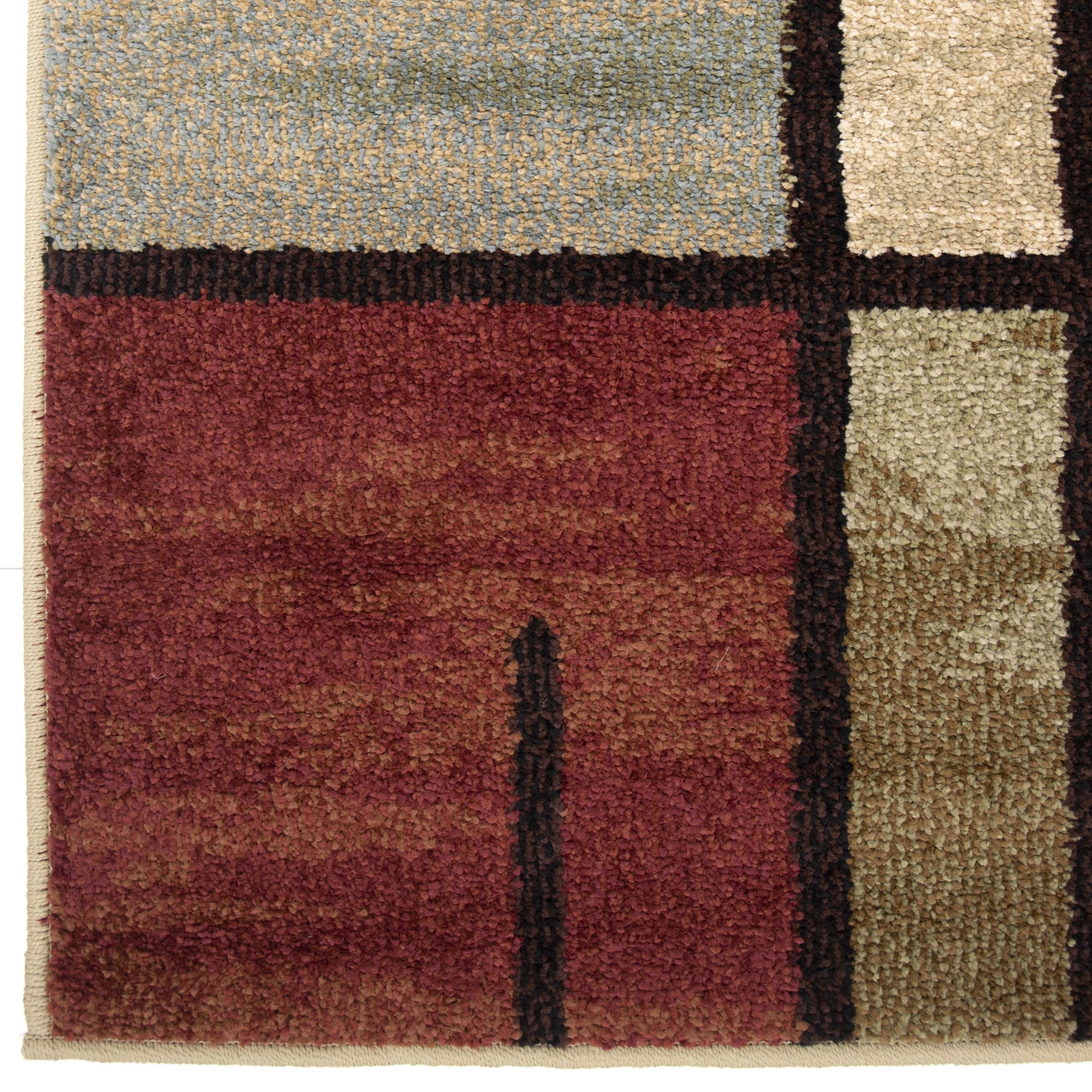 Better Homes & Gardens Spice Grid 5' x 7' Rouge Indoor Area Rug