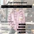 thumbnail image 4 of Hearthz Fuzzy Plush Hooded Sweatshirt for Women Solid Color Drop Shoulder Fleece Hoodie Women Fall Winter Warm Oversized Sweatshirt for Women with Pocket Blue M, 4 of 6