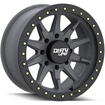 Dirty Life Dt-2-9304 17X9 5X127 -12Et 78.1Cb Matte Gunmetal W/Simulated Ring