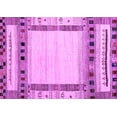 thumbnail image 1 of Ahgly Company Indoor Rectangle Abstract Purple Contemporary Area Rugs, 8' x 12', 1 of 4