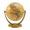 thumbnail image 1 of Retro Rotating World Globe Earth Antique Home Desktop Decor Geography Educational Learning Map School Supplies, 1 of 4