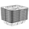 thumbnail image 4 of Disposable Rectangle Aluminum Handle Rack Pan Roaster - No Lids, Dimensions L 16 3/4 x W 12 x D 2 1/2 (30 Qty), 4 of 4