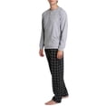 thumbnail image 3 of Babysbule Womens Fall Plus Top Sets Sales Men's Adult Long Sleeved Tops Trousers Button Tracksuit Pyjama Two Set, 3 of 4
