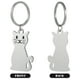 thumbnail image 5 of Llavero metálico con forma de gato, colgante decorativo para regalo., 5 of 7
