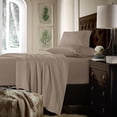 thumbnail image 3 of Tribeca Living 750TC Cotton Extra Deep Pocket Sheet Set with Oversized Flat Sheet Grey Cal King, 3 of 5