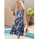 thumbnail image 3 of Vestido Zeagoo para mujer, estilo bohemio, estilo bohemio, de verano, con bolsillos, 3 of 7