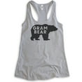thumbnail image 1 of Gram Bear Tank Top, Ladies Racerback Tank Top, Grandma Tank, Gram Tank, Grandmother Tank, Heather Gray, Small, 1 of 3