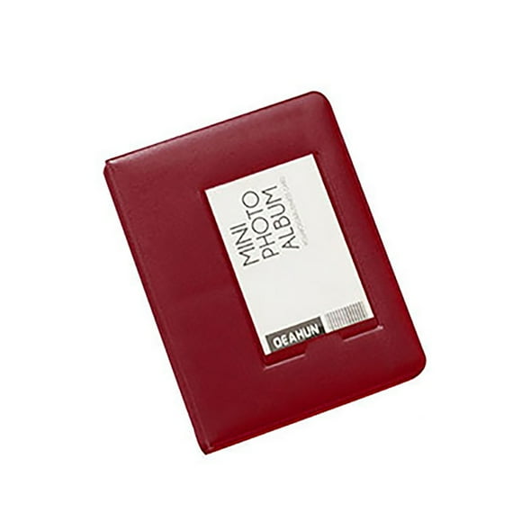 Ceimmol 64 Pockets 2.15x3.4 Photo Album For Mini 2x3 Inch Film Instant Camera For Mini Evo/12/11/99/90/7+/ LiPlay 3 For Mini Camera Album, Red
