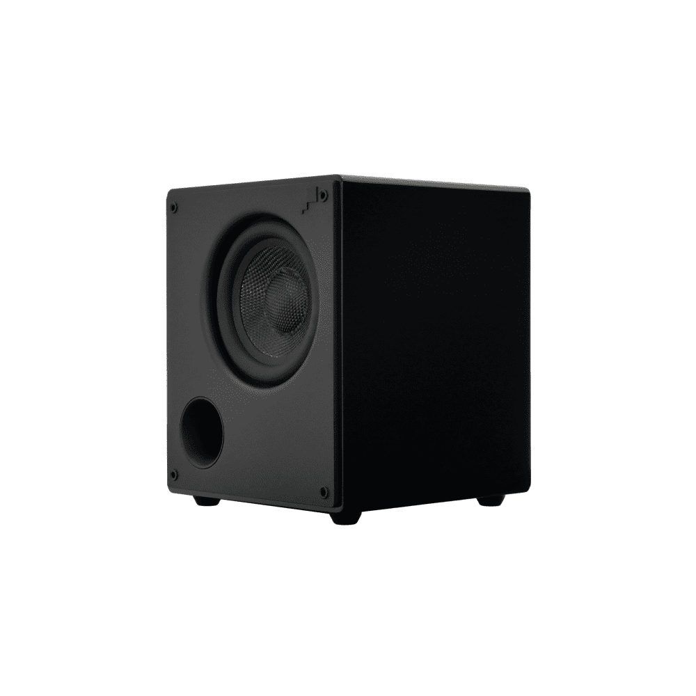Sonance Impact i8 8" Powered Cabinet Subwoofer, Wireless-Ready, Black