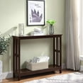 thumbnail image 5 of Convenience Concepts S20-249 Table Console en Bois Peint Mission, Espresso, 5 of 5