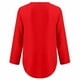 thumbnail image 5 of Blusas Umfun para mujer, de manga larga, con cremallera, informales, con cuello en V, enrollables, color rojo, talla 5XL, 5 of 5