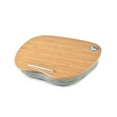 thumbnail image 5 of Lap Desk With Pillow Cushion Portable Bamboo Laptop Table Pillow Lap Desk Learning Desk For 14 Inch Computer Notebook D, 5 of 5