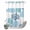 AbstractZF0508, variant on No Hook Shower Curtain with Built-in Rings - Rustic Boho Washable Waterproof Fabric Bathroom Curtains for Hotel,Rentals, Stall 36 X 72 Inch , Southwestern Aztec Tribal Wood Texture Brown