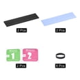 thumbnail image 3 of Disipador Térmico Unique Bargains 2 Paquete M.2 22110 Nvme SSD Aleación Aluminio Negro, 3 of 5