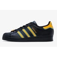 thumbnail image 1 of Size 7- Ad-id-as Unisex Junior Superstar Shoes, Black/Gold/Blue., 1 of 6