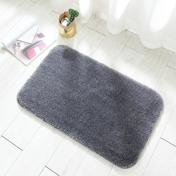 Tapete de entrada, tapete para piso, antideslizante, impermeable, antideslizante para niños pequeños, plegable, para interiores y exteriores, para áreas de alto tránsito, entrada al baño,