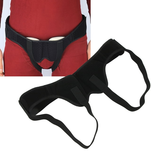 Ceinture de Hernie, Ceinture de Soutien de Hernie Inguinale Double Inguinale, Corset de Soutien de Hernie Réglable, Garde de Hernie Inguinale pour Hommes, Femmes, Post-Chirurgie, Récupération des Blessures